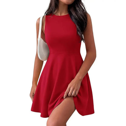 Prettygarden a Line Mini Short Cocktail Dresses for Women Summer Elegant Classy Spring Sleeveless Party Dress with Pockets
